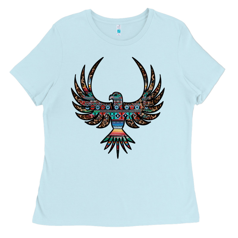 Aztec Leopard Thunderbird Ladies Tee by RanaPortraitStore | Teevron