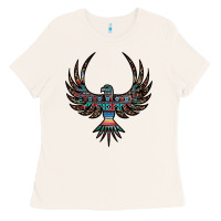 Bone aztec leopard thunderbird Ladies Tee - RanaPortraitStore