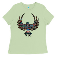 Matcha aztec leopard thunderbird Ladies Tee - RanaPortraitStore