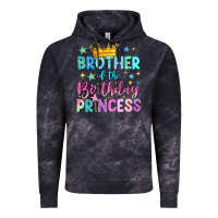 Cloud Black brother of the birthday princess Vintage Hoodie - NancyCooperArtShop