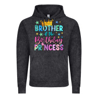 Vintage Black brother of the birthday princess Vintage Hoodie - NancyCooperArtShop