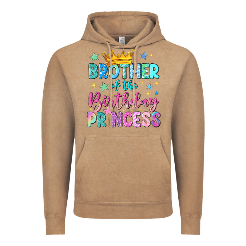 Brother Of The Birthday Princess Vintage Hoodie by NancyCooperArtShop | Teevron