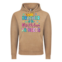 Vintage Coffee brother of the birthday princess Vintage Hoodie - NancyCooperArtShop