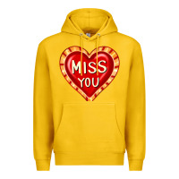 Lemon valentine's day hearts 6 Premium Hoodie - FaDigitalArtStudio