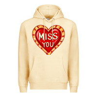Pina Colada valentine's day hearts 6 Premium Hoodie - FaDigitalArtStudio