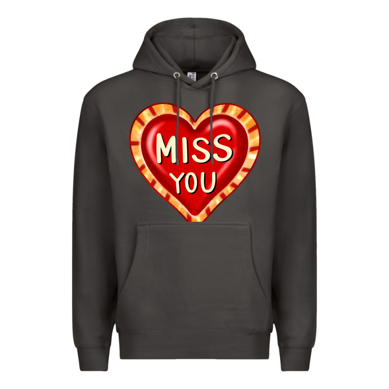 Valentine's Day Hearts 6 Premium Hoodie by FaDigitalArtStudio | Teevron