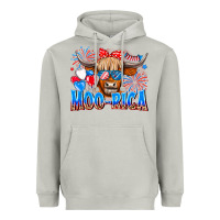 Moon Dust moo rica Heavyweight Hoodie - CowhideDigitalArt