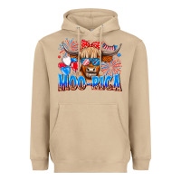 Mushroom moo rica Heavyweight Hoodie - CowhideDigitalArt