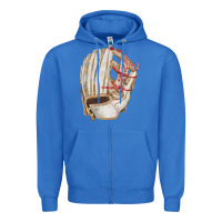 True Royal Catchers Mitt Fa Element Zipper Hoodie - FaDigitalArtStudio