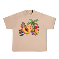 Burro Love peach summer Urban Heavy Tee - NancyCooperArtShop