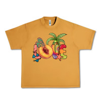 Peanut Butter Love peach summer Urban Heavy Tee - NancyCooperArtShop