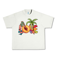 Pistachio Love peach summer Urban Heavy Tee - NancyCooperArtShop