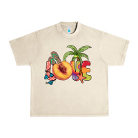 Sandshell Love peach summer Urban Heavy Tee - NancyCooperArtShop