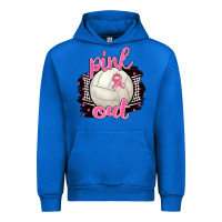 Cobalt Pink Out Volleyball Urban Hoodie - BarkalooDesign