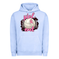 Pigment Grape Ice Pink Out Volleyball Urban Hoodie - BarkalooDesign