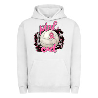 Pigment Lunar Rock Pink Out Volleyball Urban Hoodie - BarkalooDesign