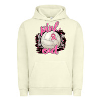Pigment Pistachio Pink Out Volleyball Urban Hoodie - BarkalooDesign