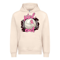Sandshell Pink Out Volleyball Urban Hoodie - BarkalooDesign