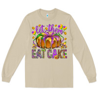 Mushroom Let them eat cake Long Sleeve Tee - HowdyJamesFarm