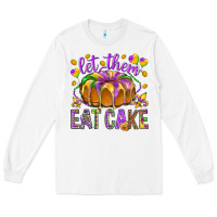 White Let them eat cake Long Sleeve Tee - HowdyJamesFarm