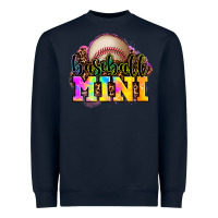 Navy baseball mini Heavyweight Sweatshirt - OliviaCreatesArt