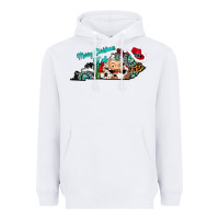 White merry christmas y'all kentucky Heavyweight Hoodie - CowhideDigitalArt