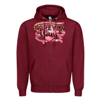 Burgundy forever yours Zipper Hoodie - FaDigitalArtStudio