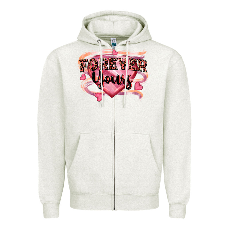 Forever Yours Zipper Hoodie by FaDigitalArtStudio | Teevron