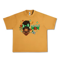 Peanut Butter Afro Messy Bun Full Face Basketball Mom Urban Heavy Tee - texasbilliewilder