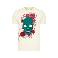 Vintage Arctic Skull with flowers Vintage Tee - Bettercallsaul