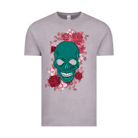Vintage Zinc Skull with flowers Vintage Tee - Bettercallsaul