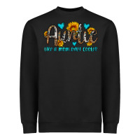 Black auntie like a mom only cooler Heavyweight Sweatshirt - OliviaCreatesArt