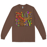 Chestnut Let's get cray Long Sleeve Tee - HowdyJamesFarm