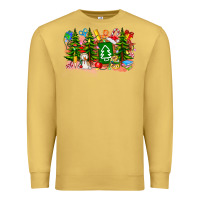 Antique Gold Christmas teacher Premium Sweatshirt - CowhideDigitalArt