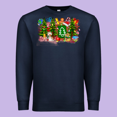 Christmas Teacher Premium Sweatshirt Designed By Cowhidedigitalart