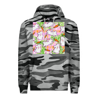 Slate Camo Easter Bunnies With Carrots Seamless Pattern Premium Hoodie - BundleAndBundleShop