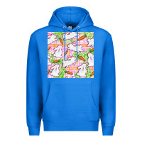 True Royal Easter Bunnies With Carrots Seamless Pattern Premium Hoodie - BundleAndBundleShop
