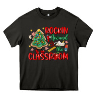 Asphalt rockin around the clasroom teacher Heavy Core Tee - MaliasSmallBusiness
