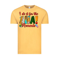 Vintage Mustard i do it for the aha moments Vintage Tee - RanaPortraitStore