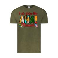Vintage Olive i do it for the aha moments Vintage Tee - RanaPortraitStore