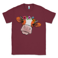 Burgundy cow with flowers Classic Tee - Bettercallsaul