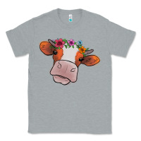 Heather Grey cow with flowers Classic Tee - Bettercallsaul