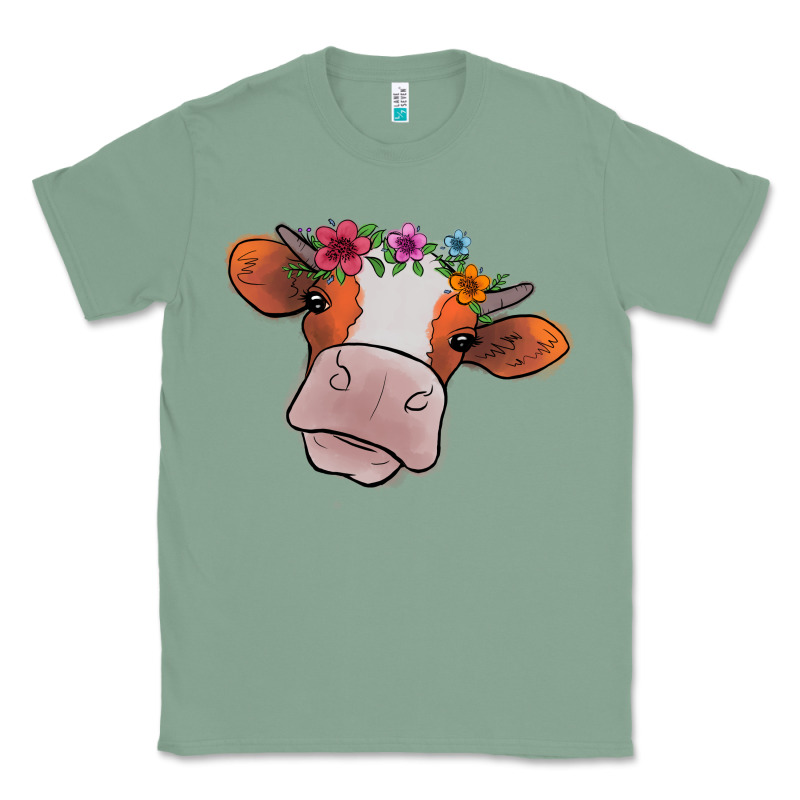 Cow With Flowers Classic Tee by Bettercallsaul | Teevron