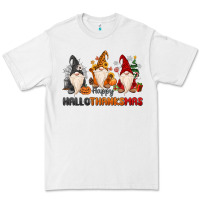 White Happy Hallothanksmas Premium Tee - MaliasSmallBusiness