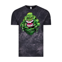 Cloud Black halloween green slimer ghost Vintage Tee - longCreatives