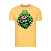 Vintage Mustard halloween green slimer ghost Vintage Tee - longCreatives