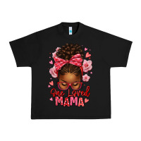 Black one loved mama afro messy bun Urban Heavy Tee - texasbilliewilder