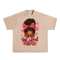 Burro one loved mama afro messy bun Urban Heavy Tee - texasbilliewilder