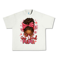 Pistachio one loved mama afro messy bun Urban Heavy Tee - texasbilliewilder