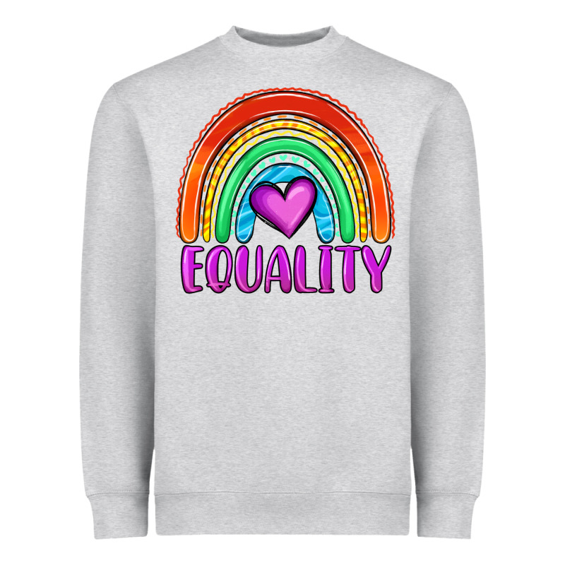 Equality Rainbow Heavyweight Sweatshirt by OliviaCreatesArt | Teevron